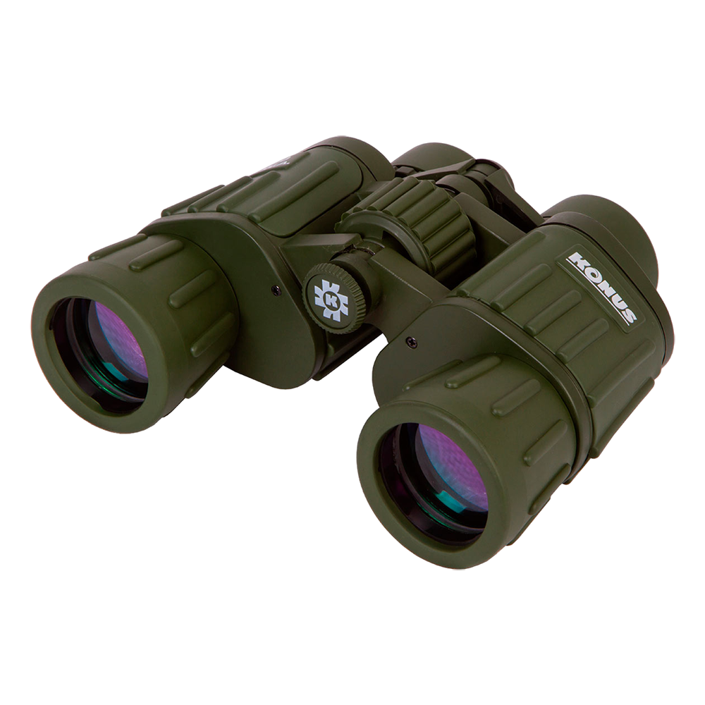 Бинокль Konus ARMY 8x42 WA, Porro-призмы, Bak-4, прорезиненный корпус. Фото №2 Бинокль Konus ARMY 8x42 WA, Porro-призмы, Bak-4, прорезиненный корпус. Фото №2