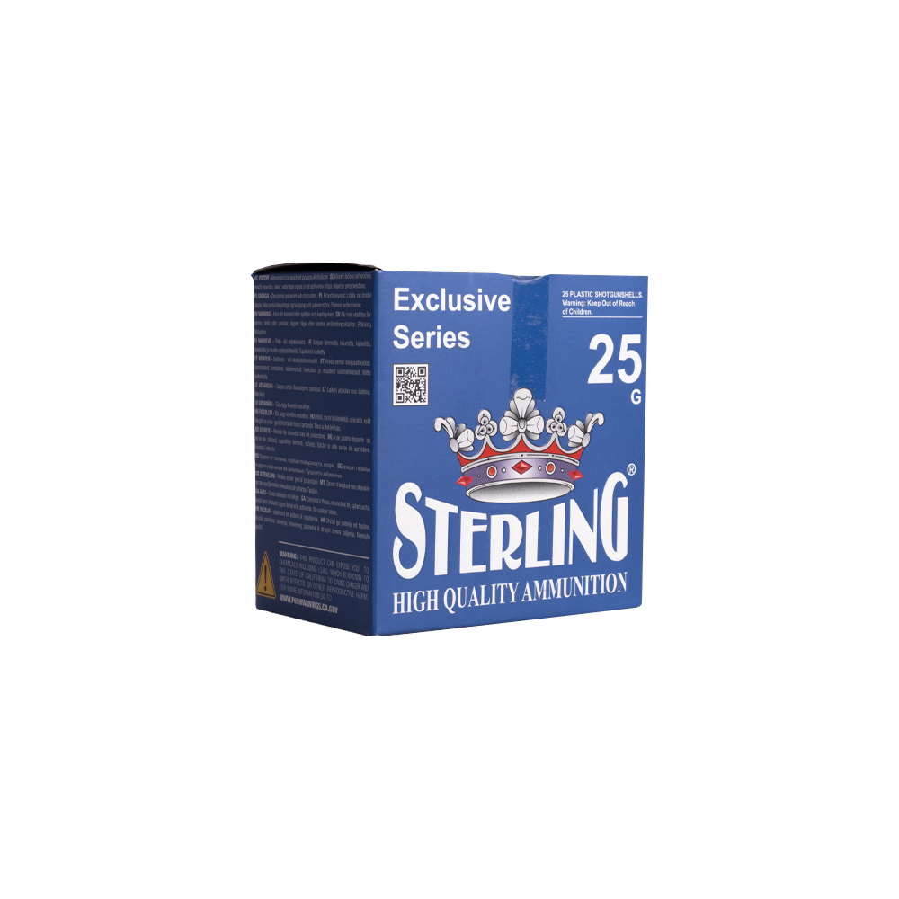 Патрон STERLING 20/70 № 5 25 гр. (в пачке 25 шт.). Фото №1 Патрон STERLING 20/70 № 5 25 гр. (в пачке 25 шт.). Фото №1