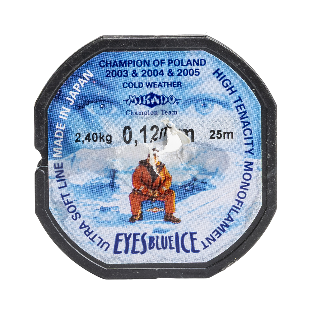 Леска "Mikado" Eyes Blue Ice 0.12 (25м). Фото №1 Леска "Mikado" Eyes Blue Ice 0.12 (25м). Фото №1