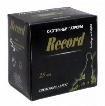Патрон Рекорд 12/70 №6 (в пачке 25 шт.) (в коробке 250 шт.). Фото №2