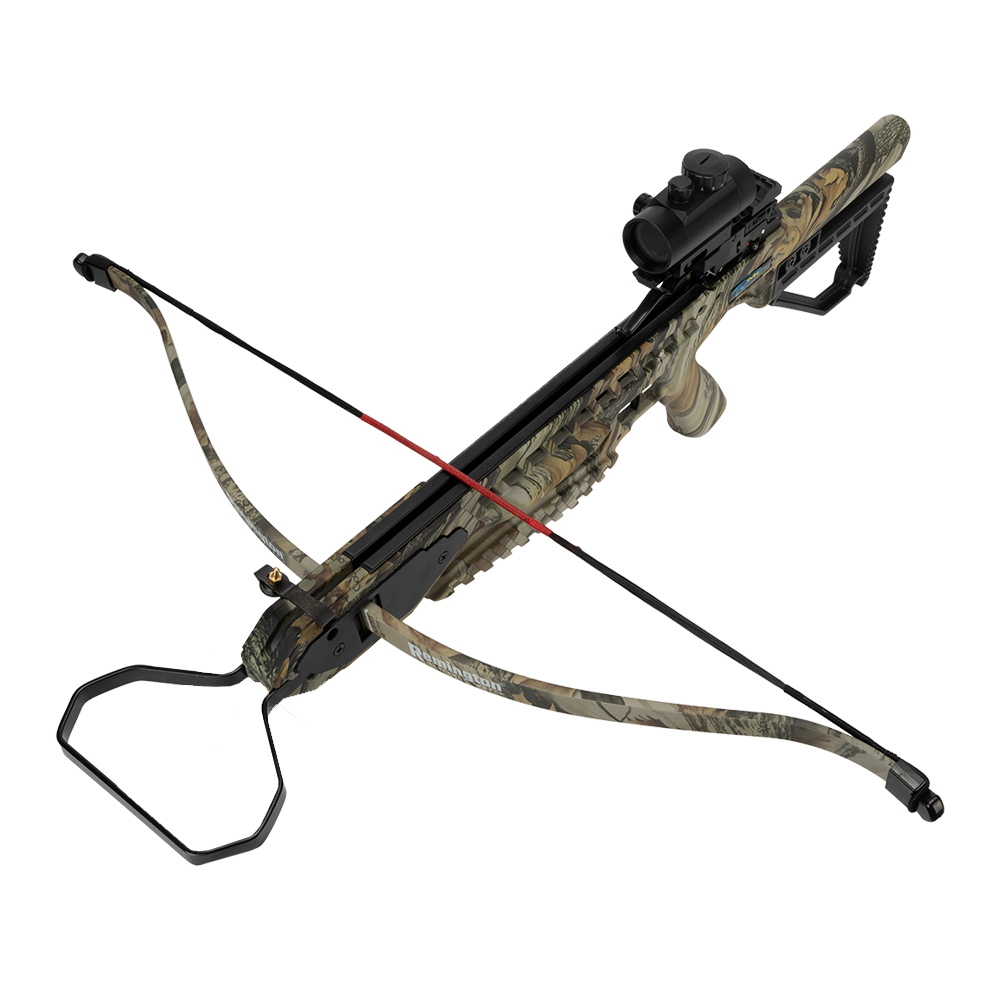 Арбалет рекурсивный Man Kung - MK XB21 (каму-ж., 4 стр., воск, стр-р, натяж-ль, приц., рем., кивер). Фото №6