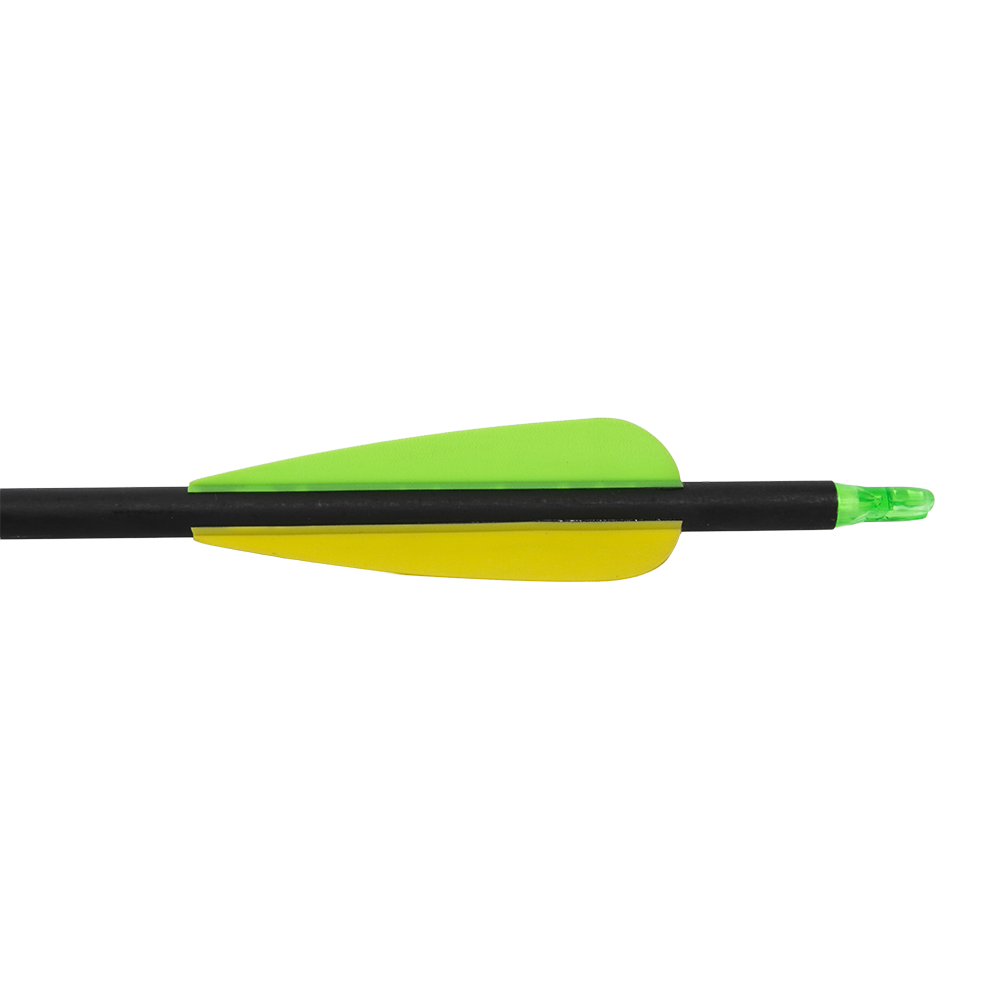 Стрела лучная Centershot Crash 550, микс карбон, 30" (78 см), оперение Parabolic 3". Фото №2