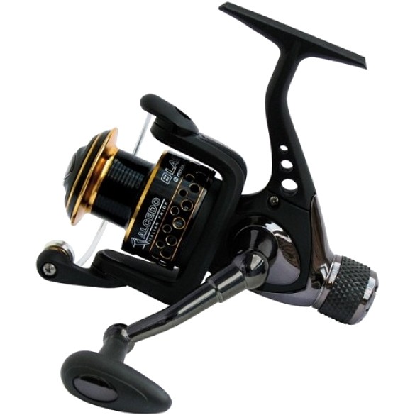 Катушка ALCEDO BLACK2508R 7+1 ш/п передаточное число 5,1:1 150м-0,25мм Italia Fishing. Фото №2