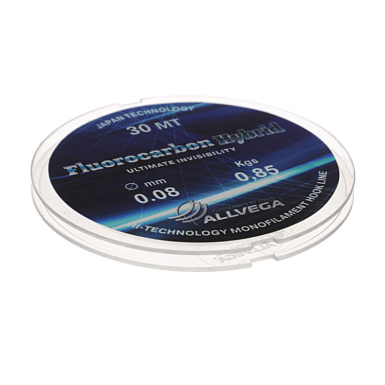 Леска ALLVEGA "FLUOROCARBON Hybrid" 0.08мм (30м). Фото №2