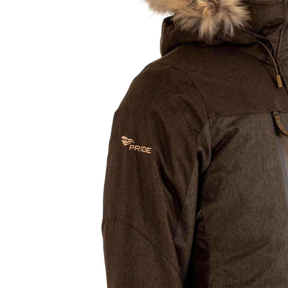 Костюм PRIDE женский для охоты Артемида, зимний -15, коричневый р. 40-42/170-176. Фото №7