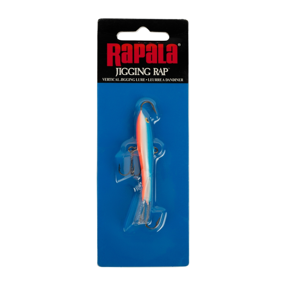 Балансир Rapala Jigging Rap 70мм, 18гр, цвет (BSR) с тройником. Фото №1