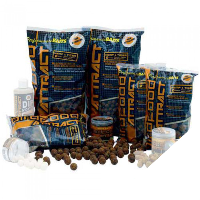 Бойлы тонущие Starbaits Perfomance Baits BIRD FOOD ATTRACT Long Life Boilies Hemp,Tiger 14мм, 1кг. Фото №1