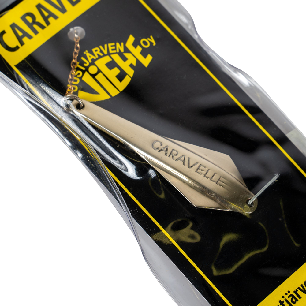 Блесна Puustjarven Caravelle 60мм, 8гр, цвет (Mes/Hop) цепочка-крючок. Фото №3