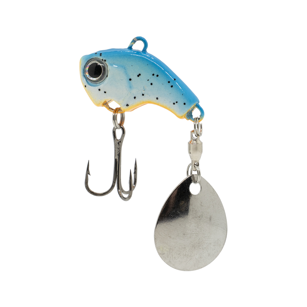 Тейл-спиннер Fish Hawk VIBEZ 21гр, цвет 08 голуб/точк. Фото №1