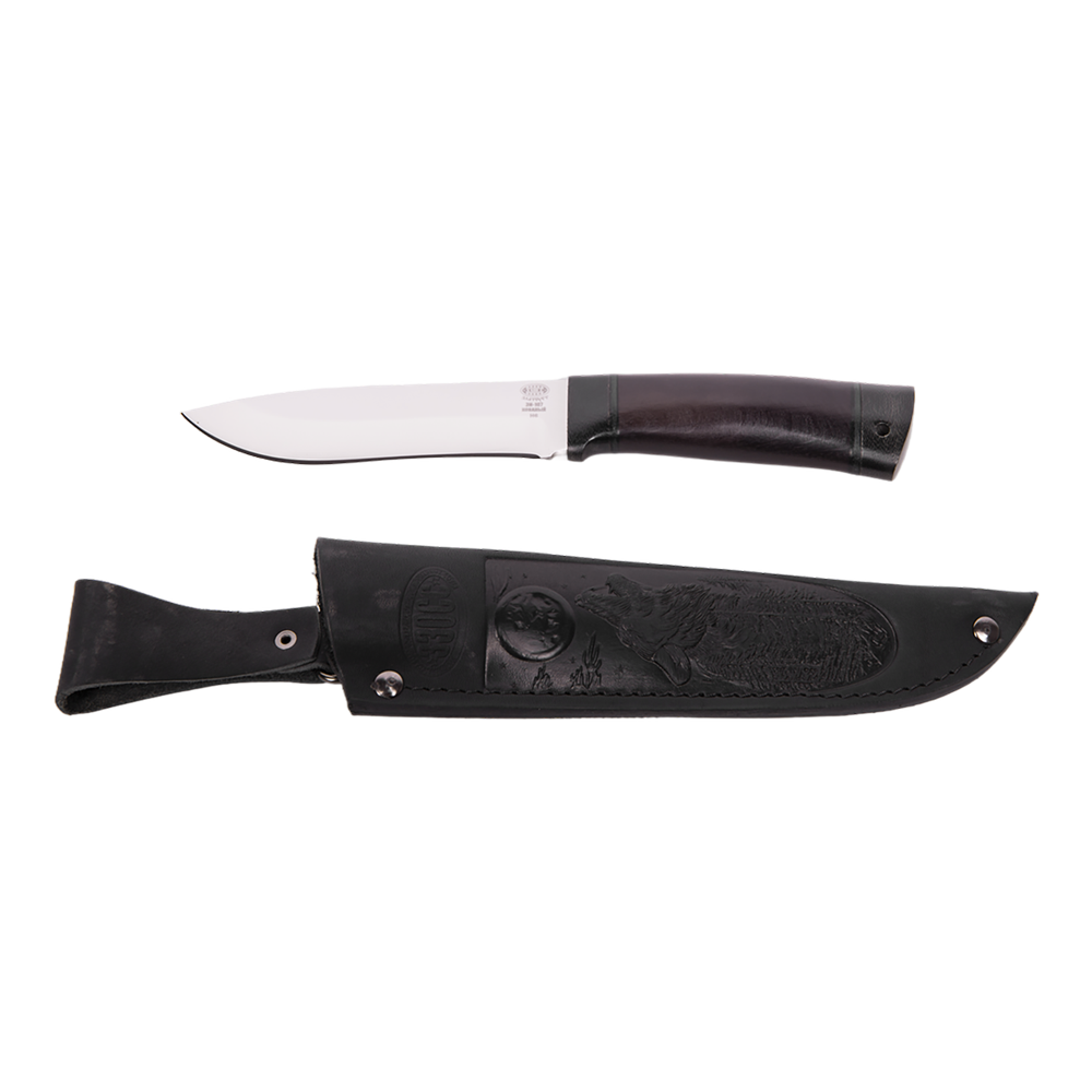 Нож ЗЗОСС, Н6, клинок ст. ЭИ107, рукоять текстолит, граб. Фото №5