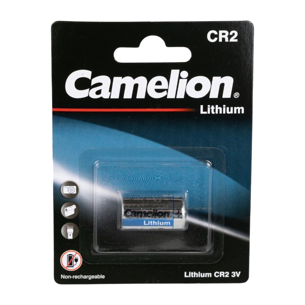 Батарейка литиевая Camelion Lithium CR2 BL-1(CR2-BP1, батарейка фото,3В). Фото №1