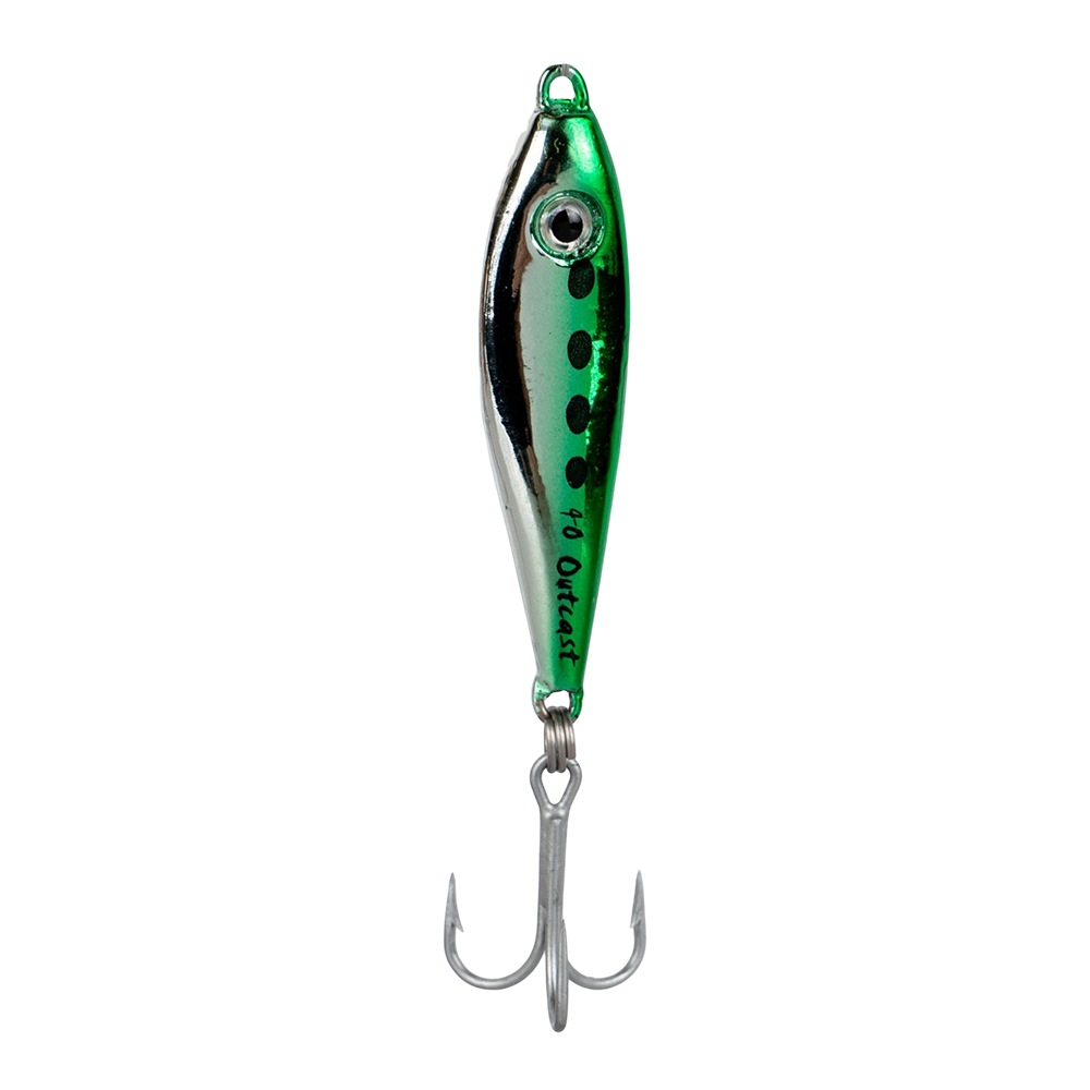 Блесна колеблющаяся Halco OUTCAST, 40г, GREEN. Фото №3 Блесна колеблющаяся Halco OUTCAST, 40г, GREEN. Фото №3