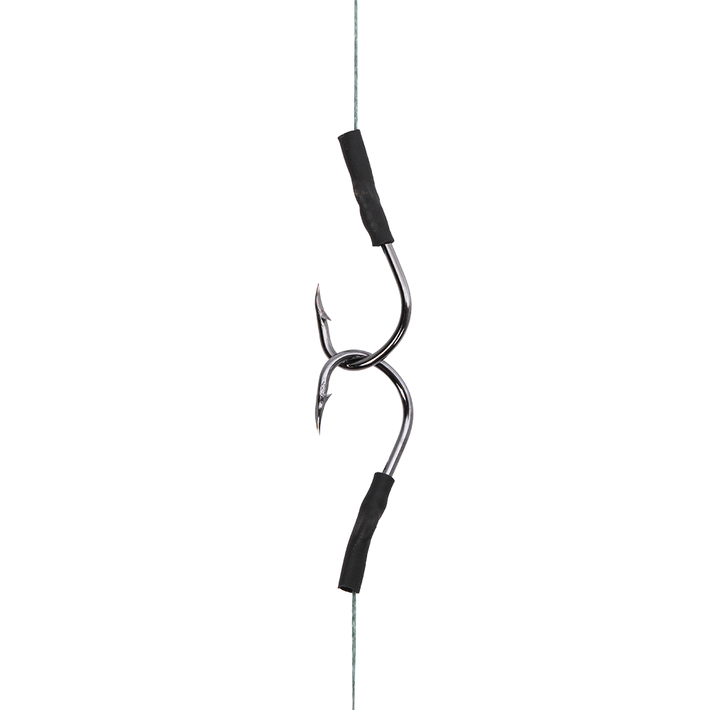 Снасть карповая КОРОМЫСЛО оснащ. 120мм крючок №8 (уп.4шт.). Фото №3