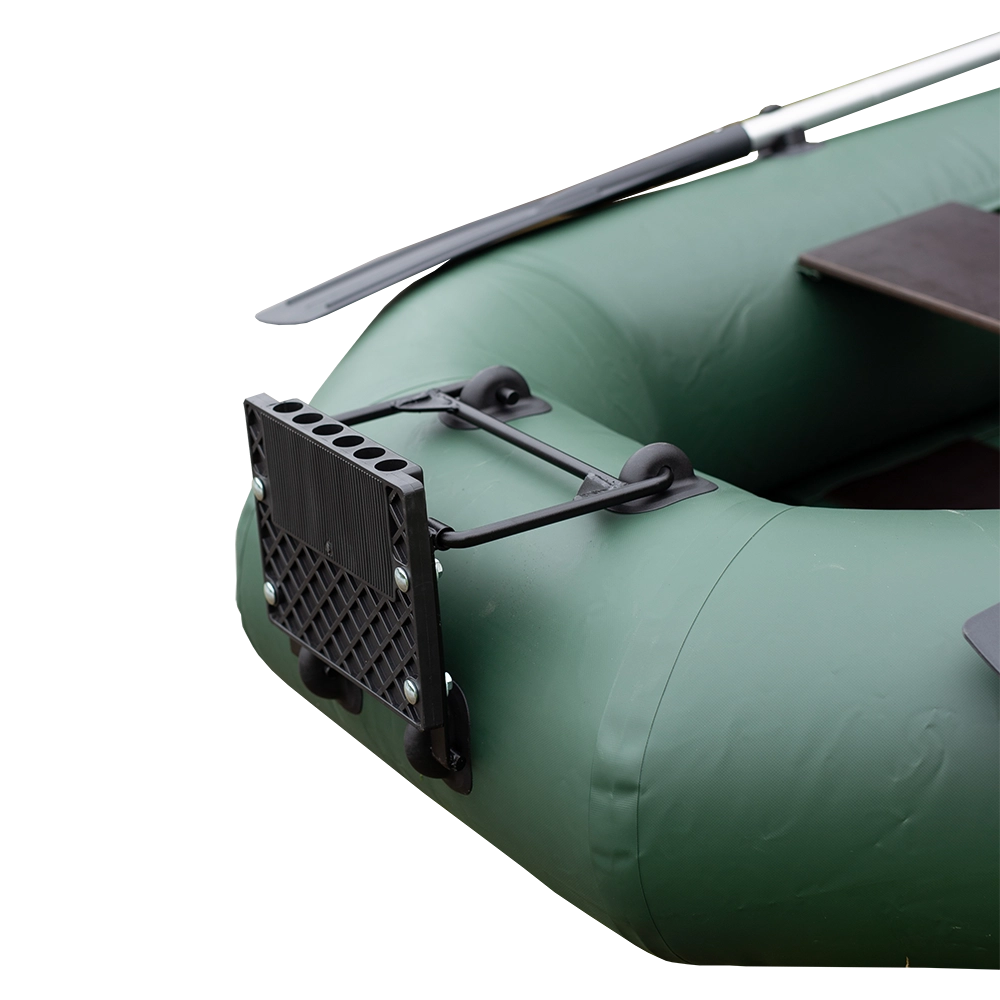 Лодка надувная ПВХ Remington А260 надувное дно (зеленый). Фото №3