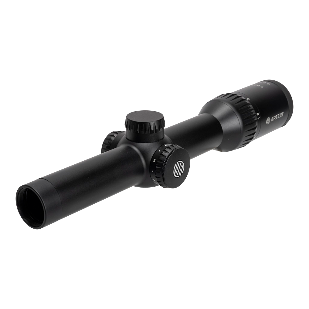 Прицел оптический ARTELV CRS 1-4x24 SFP, 30mm, с подсветкой. Фото №2