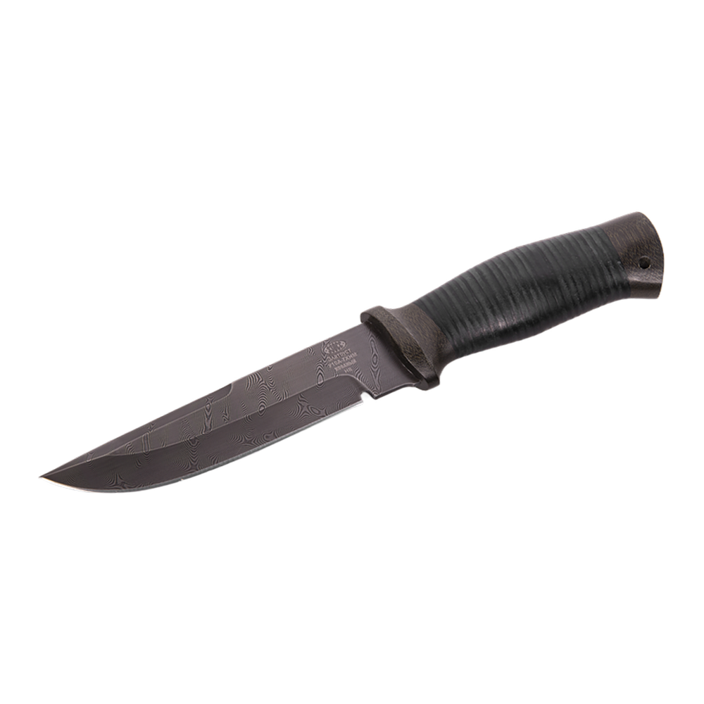 Нож ЗЗОСС, Н8, клинок ст. У10А-7ХНМ, рукоять текстолит, кожа. Фото №4