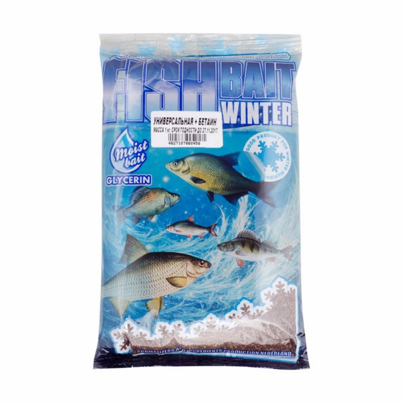 Прикормка FishBait серия «ICE WINTER» 1 кг. Универсальная + бетаин. Фото №2 Прикормка FishBait серия «ICE WINTER» 1 кг. Универсальная + бетаин. Фото №2