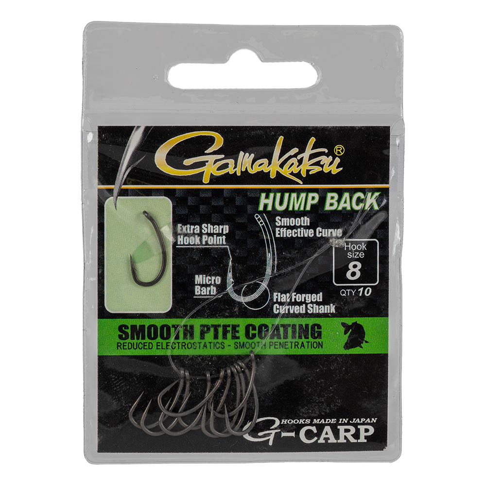 Крючок Gamakatsu G-Carp Hump Back Grey №8. Фото №1 Крючок Gamakatsu G-Carp Hump Back Grey №8. Фото №1