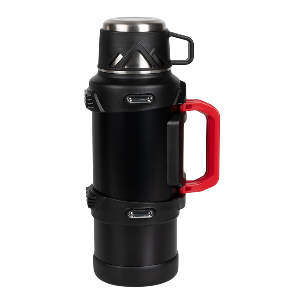 Термос "СЛЕДОПЫТ-DAKAR" со складными ручками, 1,9 л/12/. Фото №2