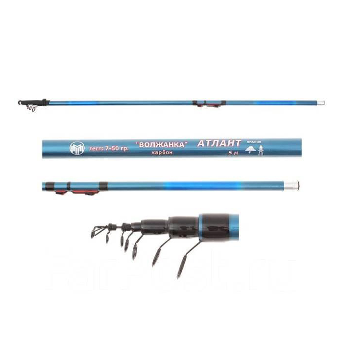 Удилище с кольцами "Волжанка Атлант" 7,0м (7 секций) тест до 50гр (IM7). Фото №1 Удилище с кольцами "Волжанка Атлант" 7,0м (7 секций) тест до 50гр (IM7). Фото №1