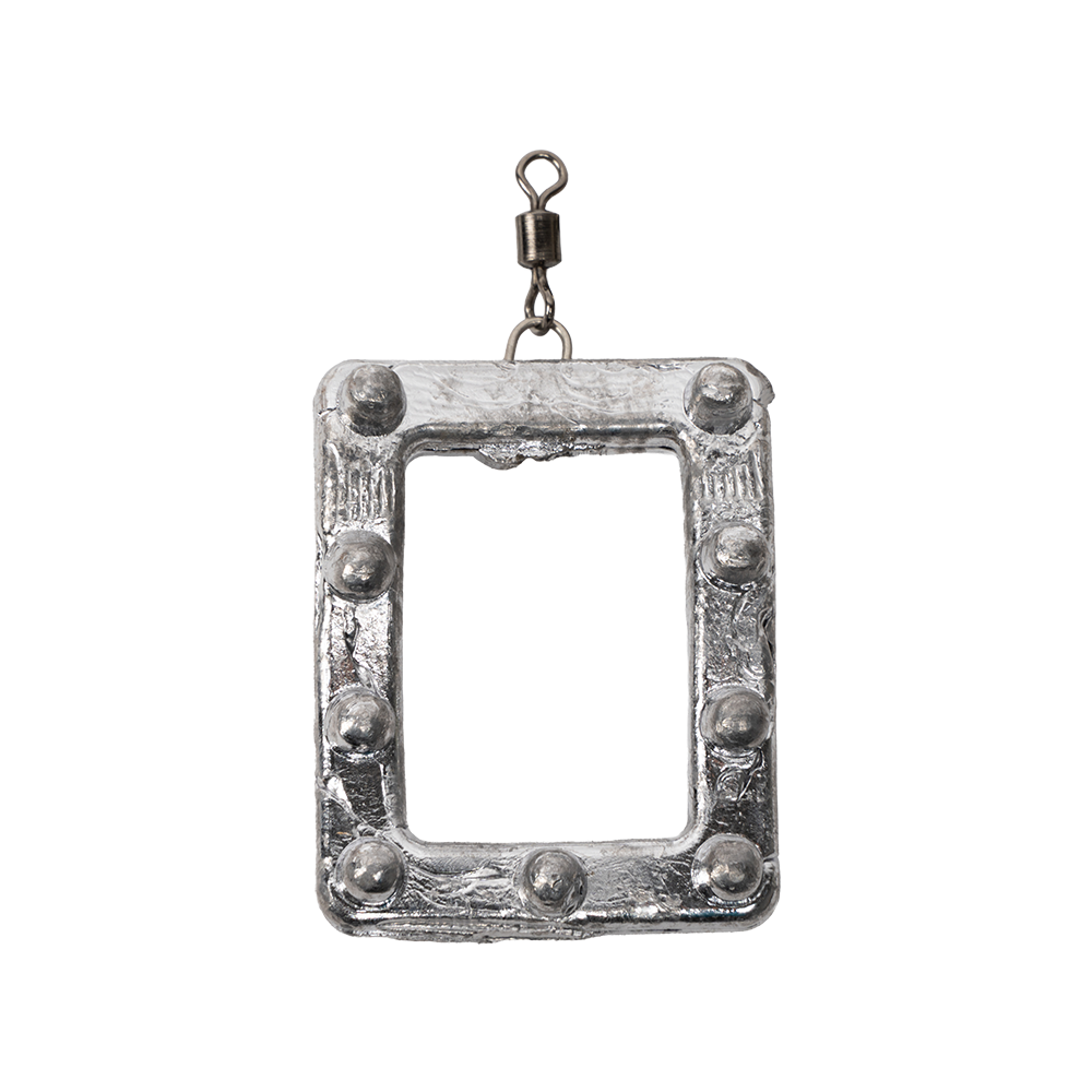 Груз "Рамка" с шипами, ушком и вертлюгом 50гр.. Фото №2