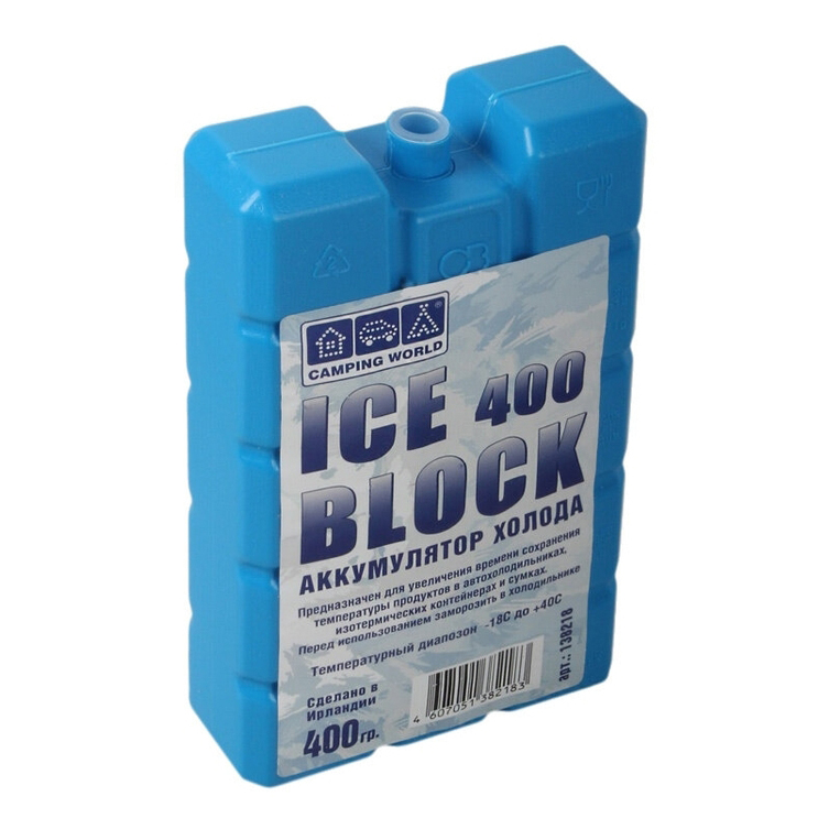 Аккумулятор холода Camping World Iceblock 400 (вес 400 г). Фото №1