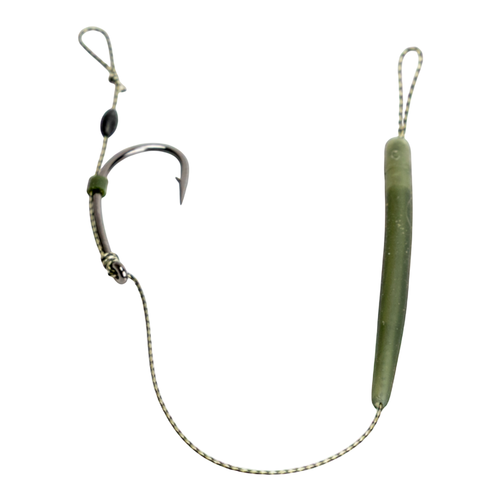 Волосяная оснастка «Метод» 10см 25lb (12кг), крючок Hayabusa P-1 № 4 (бойл 14,16мм), уп.2 шт. Фото №2