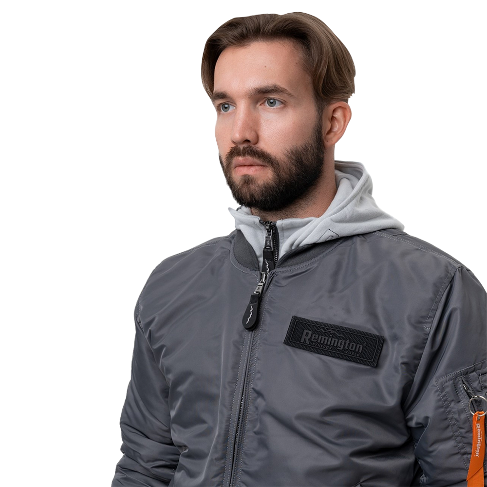 Куртка Бомбер Remington Wenham Gray, р. 4XL. Фото №5 Куртка Бомбер Remington Wenham Gray, р. 4XL. Фото №5