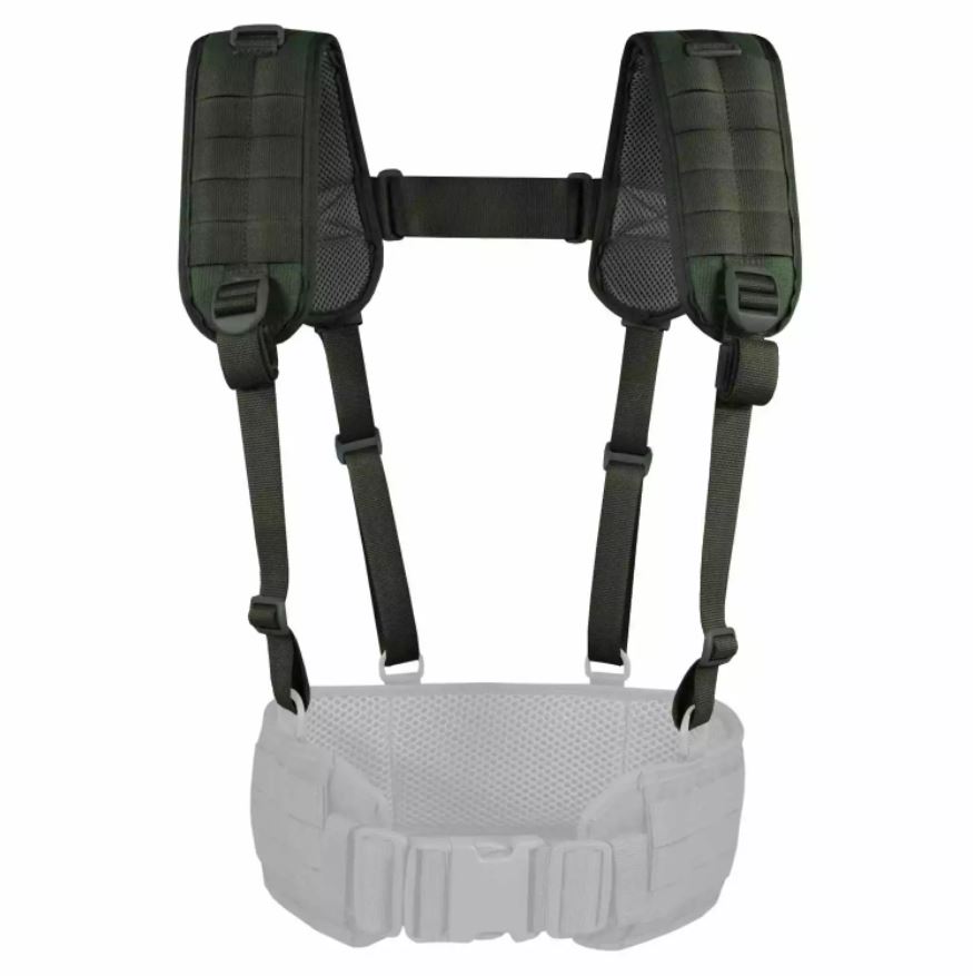 Наплечная разгрузочная система открытая (molle), олива (Стич Профи). Фото №1