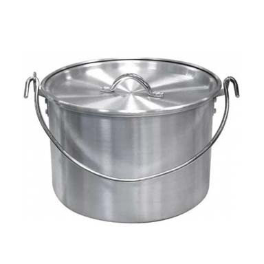 Котел алюминиевый Tramp с крышкой 9л. Фото №2