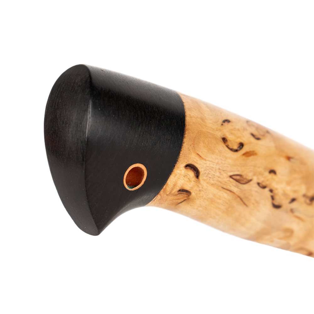 Нож МС Сокол, клинок кованая сталь Х12МФ, рукоять карельская береза, граб.. Фото №4