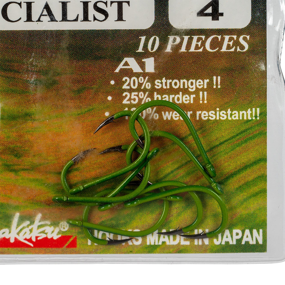 Крючок Gamakatsu Hook A1 G-CARP Camougreen Specialist №04. Фото №3 Крючок Gamakatsu Hook A1 G-CARP Camougreen Specialist №04. Фото №3