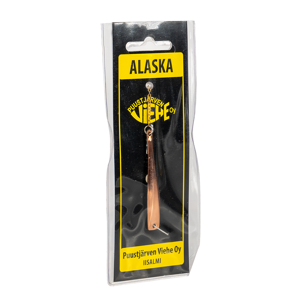Блесна Puustjarven ALASKA 60мм, 7гр, цвет (HOP/KUP) цепочка-крючок. Фото №2