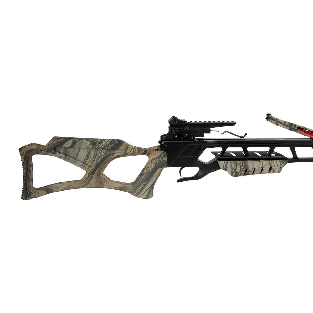 Арбалет рекурсивный Man Kung MK-XB23 (camo,4 стрелы,кивер,воск,стрингер,натяжитель,прицел,ремень). Фото №2