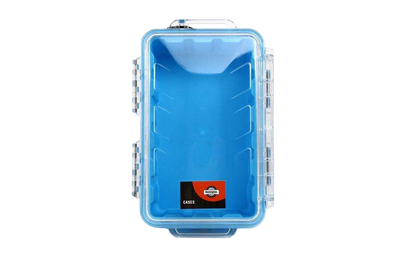 Футляр пластиковый Remington 198*130*75мм с карабином влагозащитный (голубой). Фото №6 Футляр пластиковый Remington 198*130*75мм с карабином влагозащитный (голубой). Фото №6