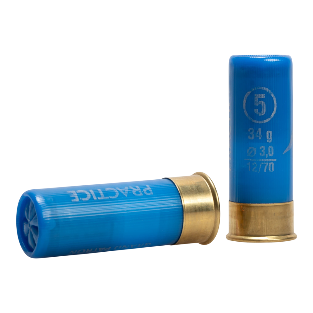 Патрон «Grand Patron» 12/70 №5 34гр. PRACTICE (пачка 25 шт.) (в коробке 250 шт.). Фото №2 Патрон «Grand Patron» 12/70 №5 34гр. PRACTICE (пачка 25 шт.) (в коробке 250 шт.). Фото №2