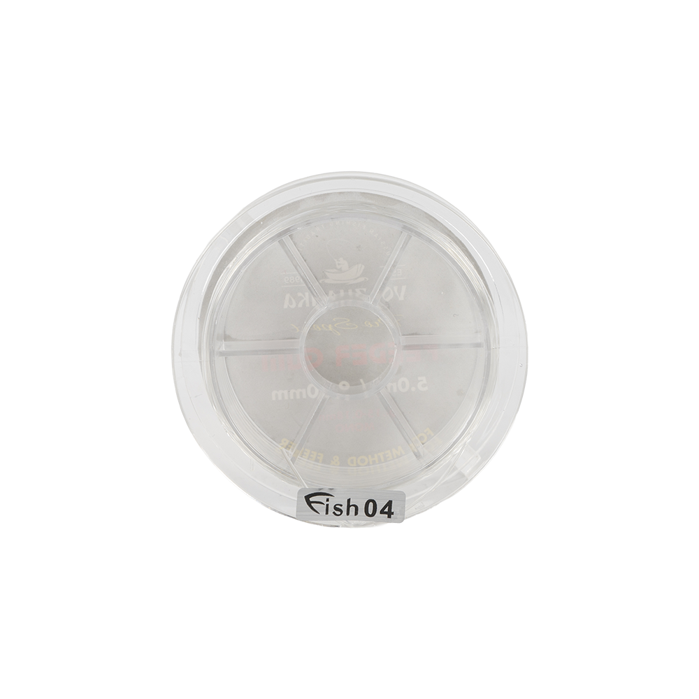 Фидерная резина "Feeder Gum" 0.7мм/5м цвет  прозрачный. Фото №4