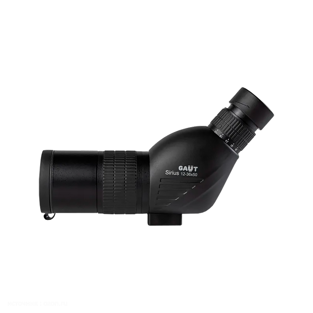 Труба зрительная GAUT Sirius 12-36x50, линзы BK7, штатив, цвет - черный, 487г. Фото №5
