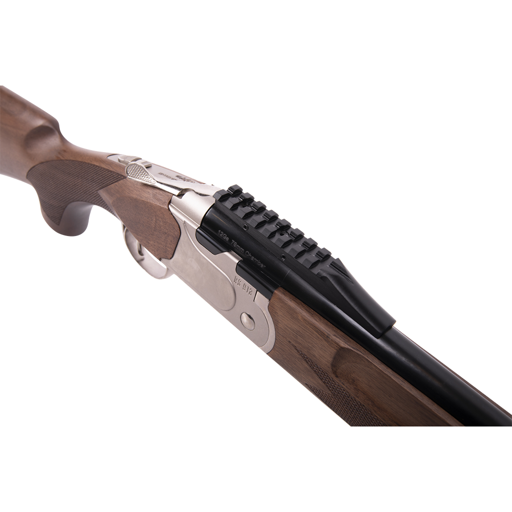 Ружье REXIMEX RS912 Silver 12/76, L-510  (дерево, мушка, целик, планка пикатинни). Фото №6
