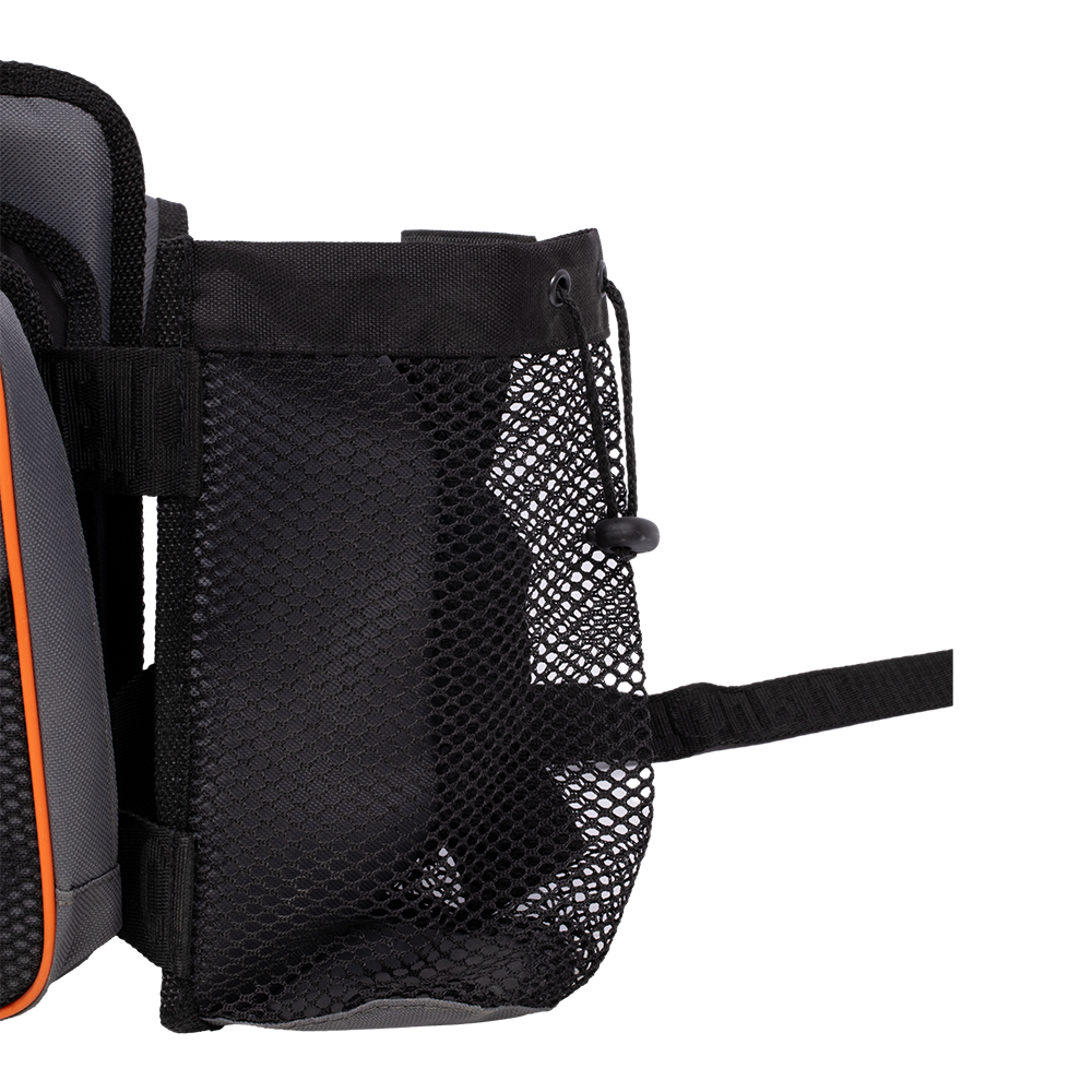 Сумка-рюкзак "СЛЕДОПЫТ" для зимнего ящика универсальная, 4 кармана, цвет серый. Фото №5