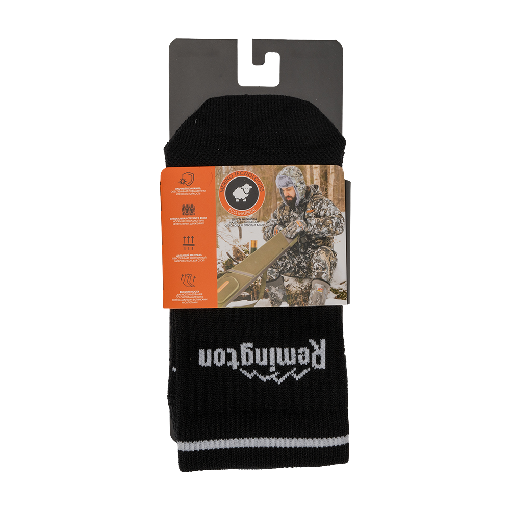 Носки Remington ThermoPro Merino Socks black р. 40-43. Фото №4