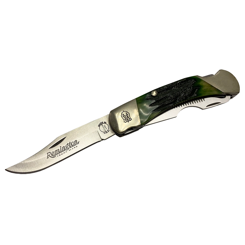 Нож Remington Green Jigged Bone - Big Game. Фото №2