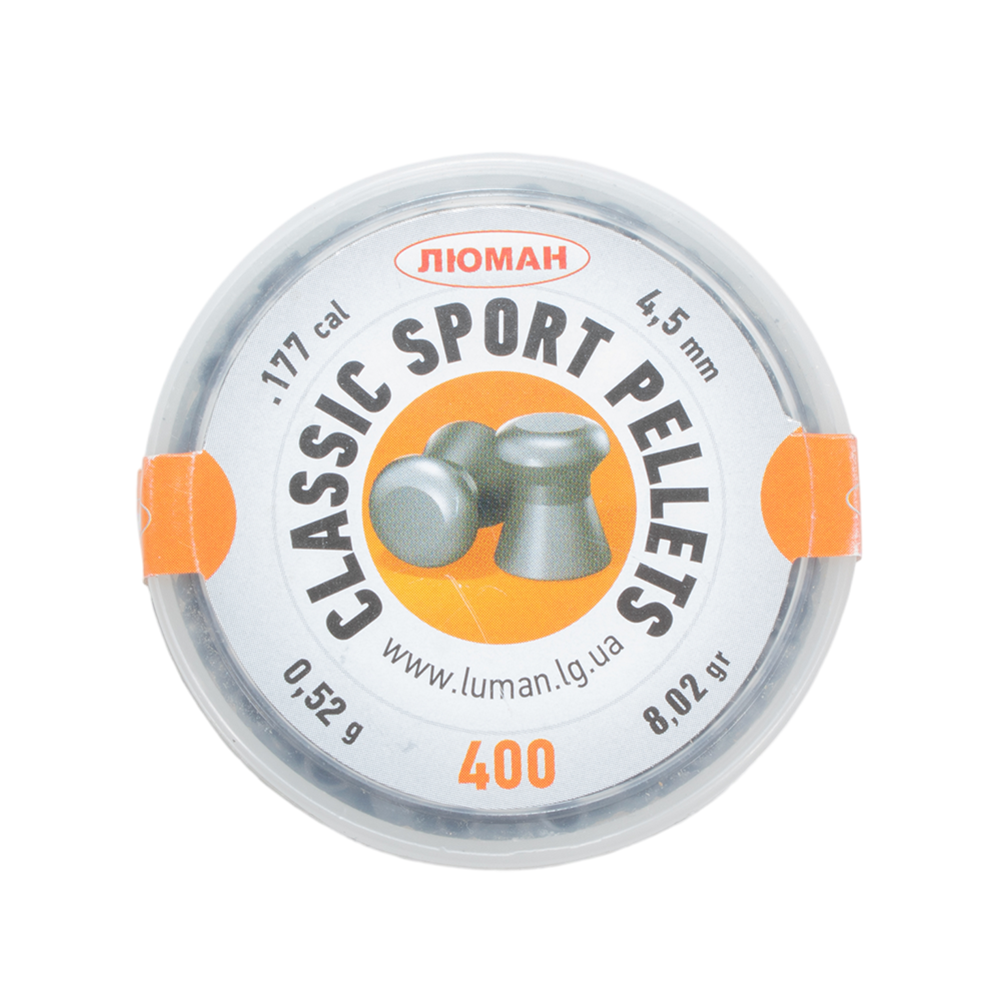 Пуля пневматическая "Classic sport pellets", 0,52 г. 4,5 мм. (400 шт.) . Фото №1 Пуля пневматическая "Classic sport pellets", 0,52 г. 4,5 мм. (400 шт.) . Фото №1
