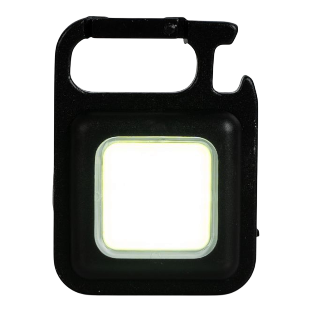 Фонарь аккумуляторный портативный 6х4,4см (подставка, магнит, открывашка, резьба для дополнительного крепления, разъем Type-C. Фото №5