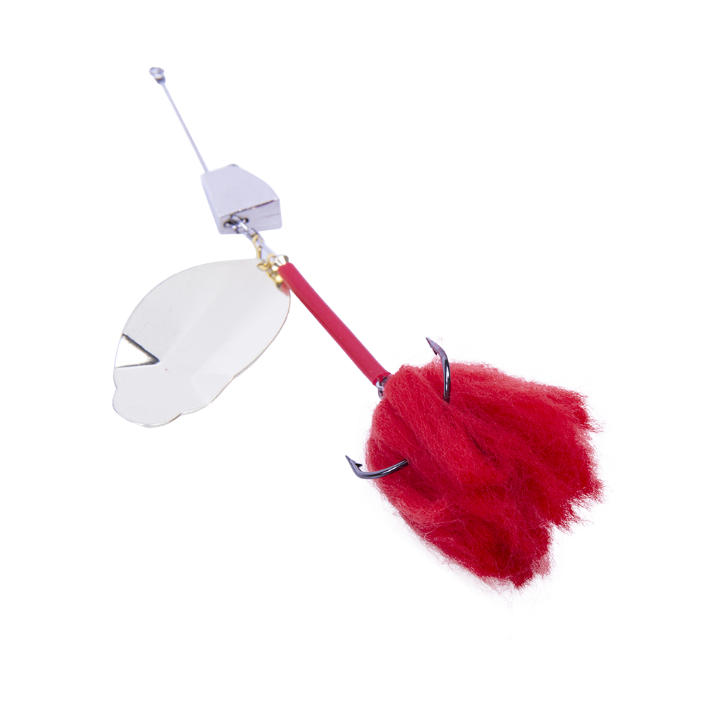 Блесна вращающаяся MADFISH Super Pike №4, 24гр, цвет (Gold-red-dot). Фото №4