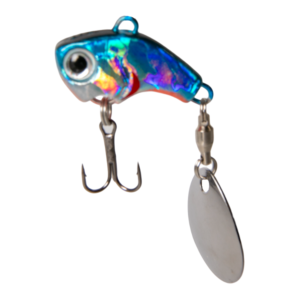 Тейл-спиннер Fish Hawk VIBEZ 14гр, цвет 03 син.металлик. Фото №1