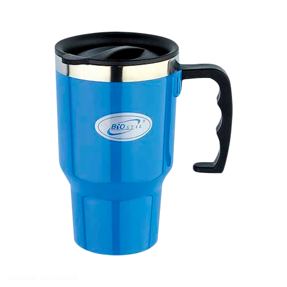 Термокружка BIOSTAL "Авто" NMP-450P (цветной пластик). Фото №1