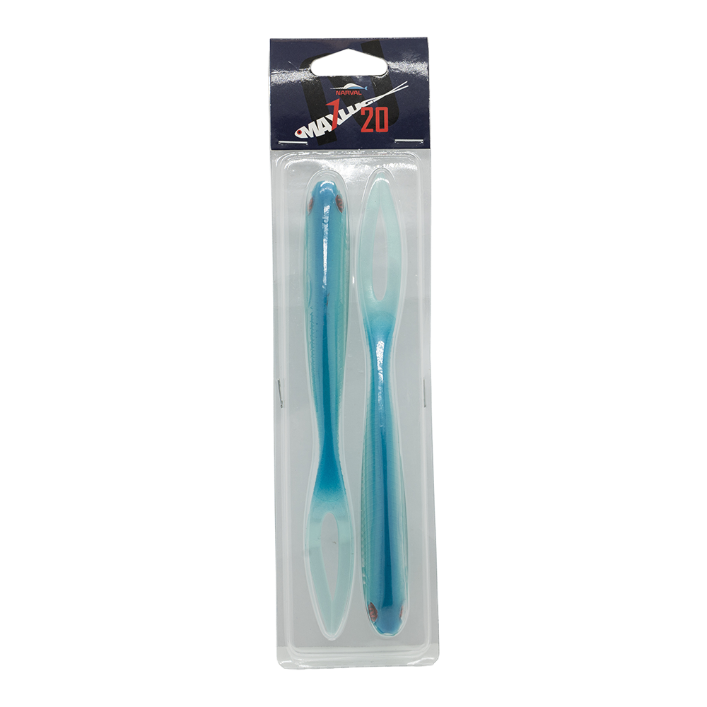 Приманка силиконовая Narval Fishing Maxlug 200мм, (2шт.упак) цвет (#048) Dichka. Фото №2