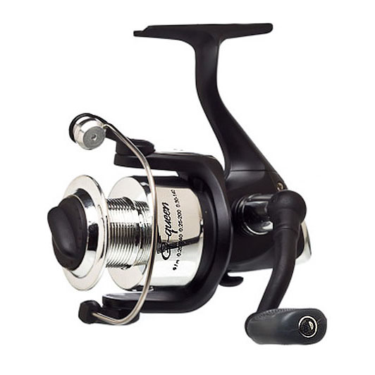 Катушка Yoshino GQF-1000 1bb, передний фрикцион, графитовая хромированная шпуля. Фото №2