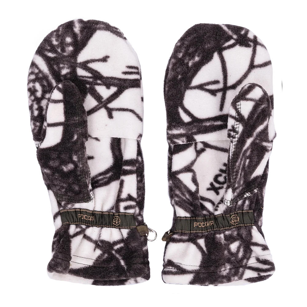 Варежки-перчатки (белый лес) (XL-XXL) (ХСН. Фото №2